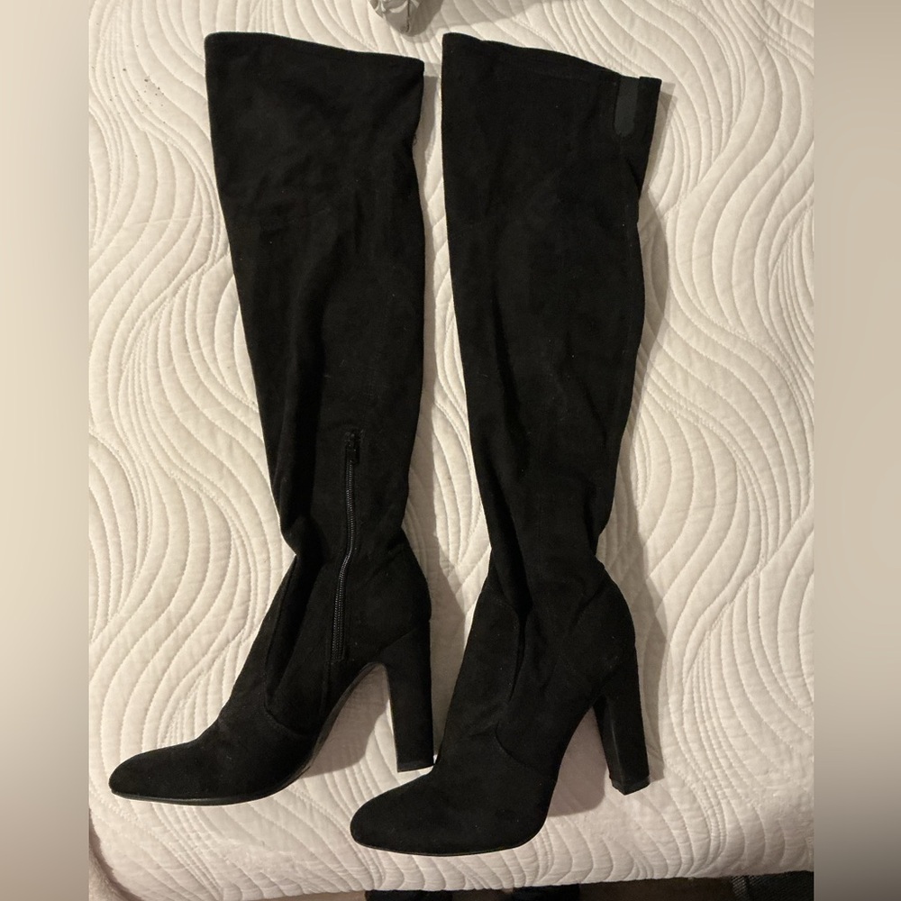 Black Over-the-Knee Boots